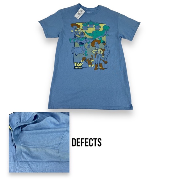 8pcs NWD Clothing Lot Bundle Disney T-Shirts, MTV, Hanes, Express, Fruit Of Loom - Picture 5 of 9